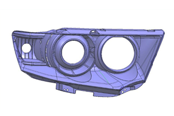 汽車大燈注塑模具設計制造